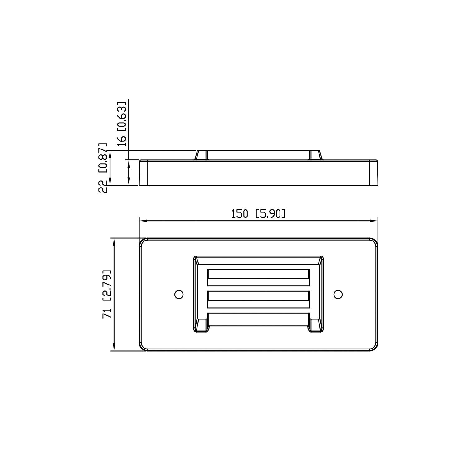 RIDL01 INTEGRATED STEP LIGHT