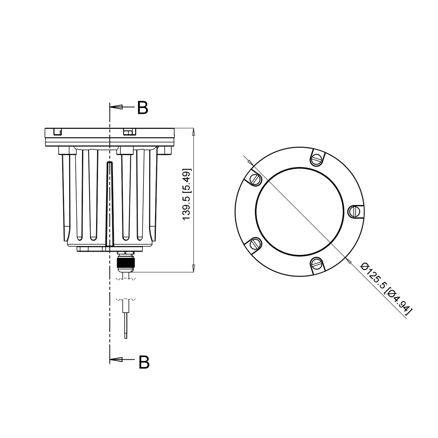 RIGL16B MR16 WELL LIGHT