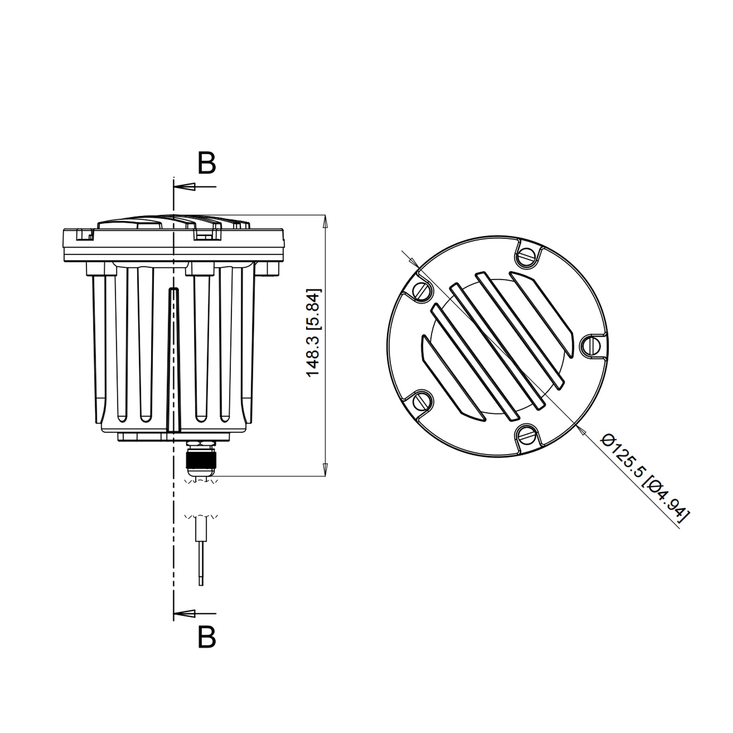 RIGL17B MR16 WELL LIGHT