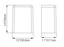 RWL02B Integrated Mini Wall Light